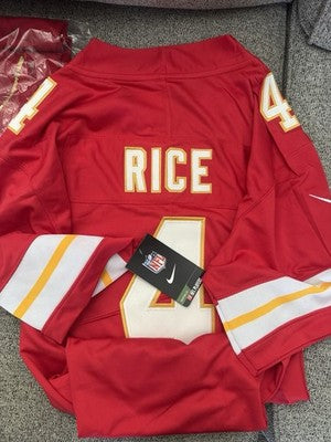 Nike NFL Atlanta Falcons Bijan Robinson #4 On Field Red Jersey S Brand New