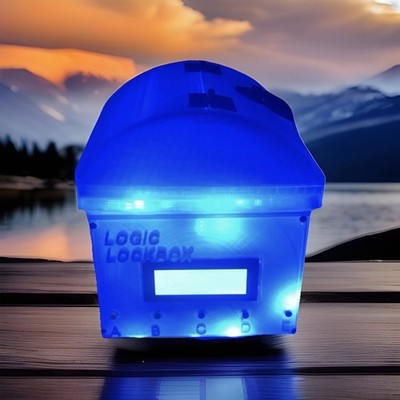 STEM Logic Lock Box – Interactive Puzzle Safe  Lights, 60+ Sounds, & 150+ Quest