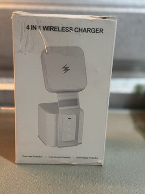 Wireless-Charger Charging-Station-Cube 4 in 1 Magnetic Charging Base