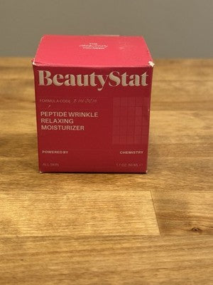 Brand New BeautyStat Peptide Wrinkle Relaxing Moisturizer 1.7oz Sealed