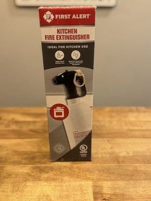 Brand New First Alert Kitchen Fire Extinguisher 5-B:C KITCHEN5 White