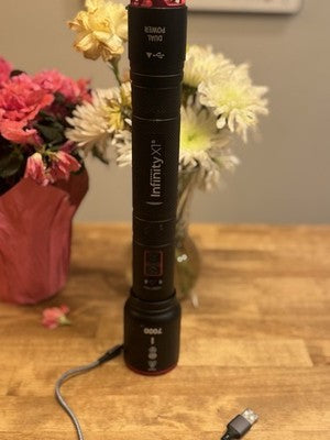 Infinity X1 7000 DualPower Rechargeable Flashlight 7000 Lumen LED
