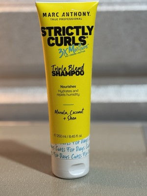 MARC ANTHONY STRICTLY CURLS 3x MOISTURE TRIPLE BLEND SHAMPOO 8.45 Oz COCONUT