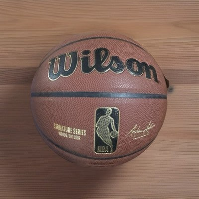 Wilson NBA Signature Series Mini Basketball Adam Silver Autograph New