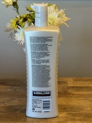 New Kirkland Signature Moisture Conditioner 33.8oz 1L Salon Formula