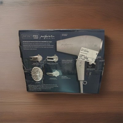 INFINITI PRO by CONAIR Performa Series Ionic Ceramic Hair Dryer w/ 4 Attachments