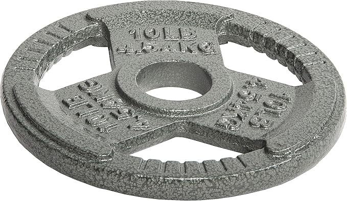 Olympic Cast Iron Plate Weight Plate for Strength Training 10 lbs Weight-Lifting
