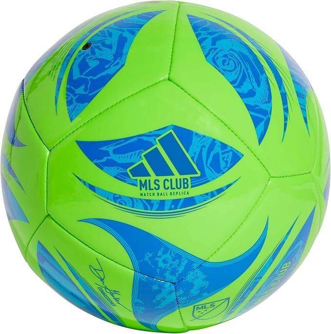 ADIDAS MLS OFFICIAL LEAGUE SOCCER BALL GREEN GLORY BLUE SIZE 3 FIFA