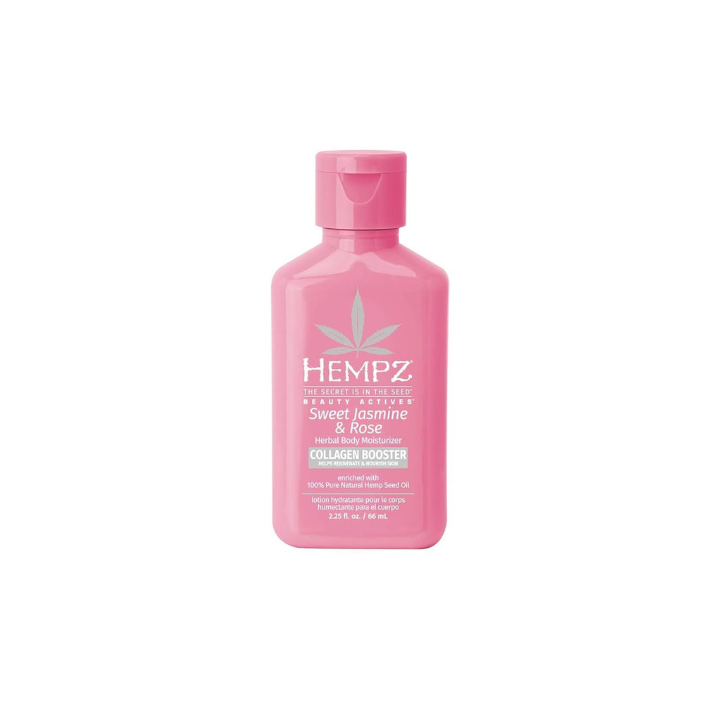 Hempz Mini Collagen-Infused Jasmine & Rose Body Moisturizer, 2.25 oz - Paraben