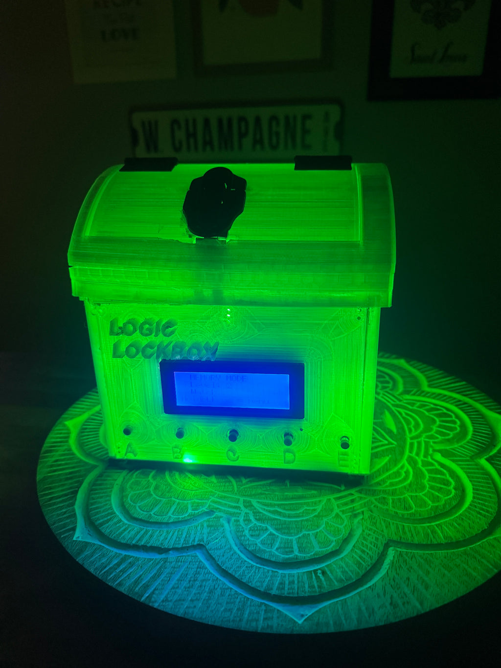 STEM Logic Lock Box – Interactive Puzzle Safe  Lights, 60+ Sounds, & 150+ Quest