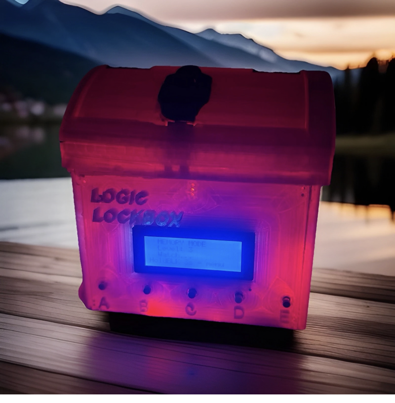 STEM Logic Lock Box – Interactive Puzzle Safe  Lights, 60+ Sounds, & 150+ Quest