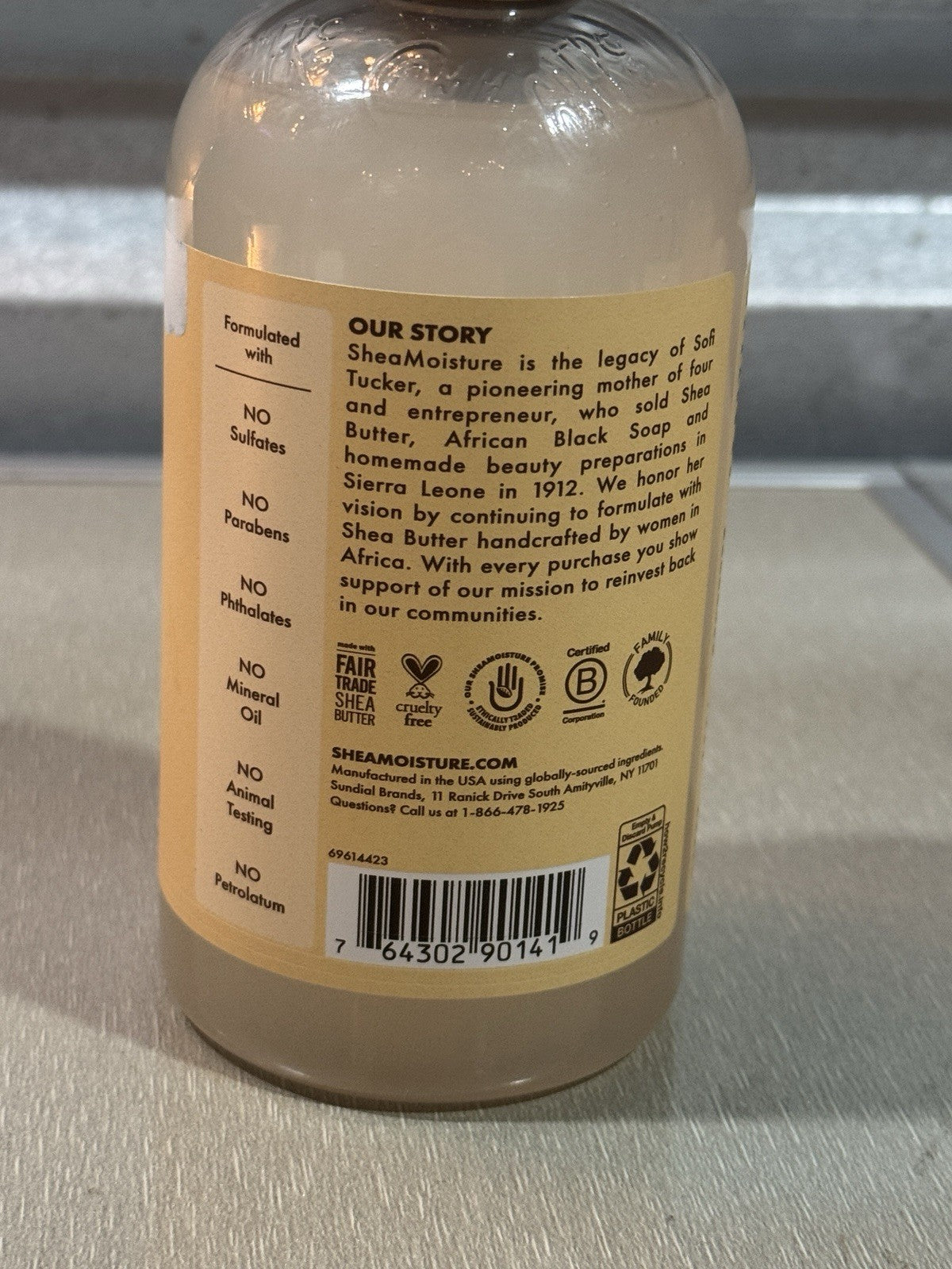 Shea Moisture Baby Wash and Shampoo 13 Fl Oz Raw Shea, Chamomile & Argan Oil