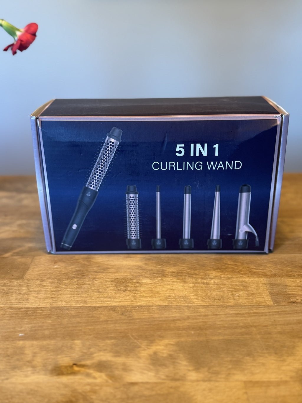 ANEIKN 5-in-1 Curling Wand Set – Interchangeable Ceramic Curling Iron Kit